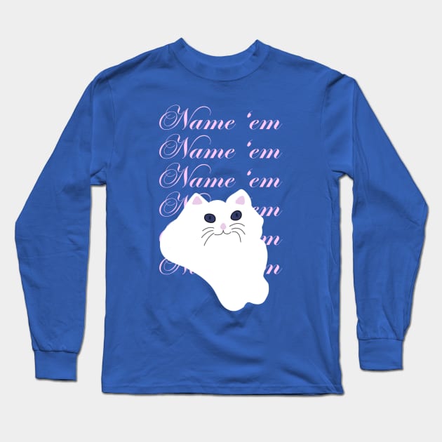 Sutton Cat "Name 'em" Long Sleeve T-Shirt by Besties by Bravo